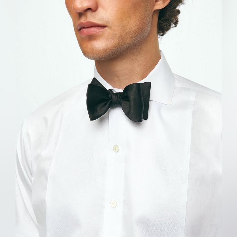 Brooks Brothers Tuxedo Bibbed Shirt.Men 16-34 White Madison Fit LS. Never worn